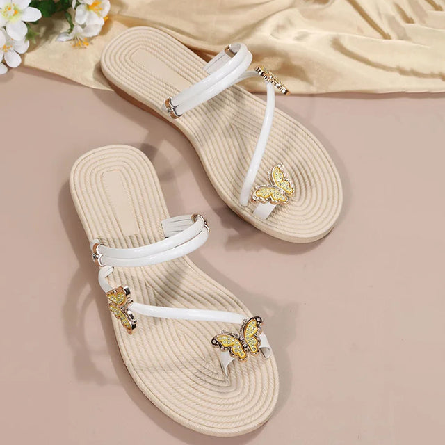Drune Sandalen Mit Schmetterlingsmotiven