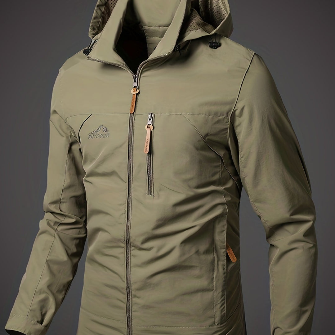 Drune | Wasserabweisende Herren Softshelljacke Mit Kapuze