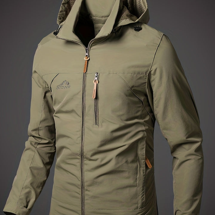 Drune | Wasserabweisende Herren Softshelljacke Mit Kapuze