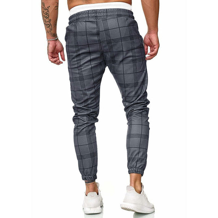 Drune | Herren karierte Sweatpants