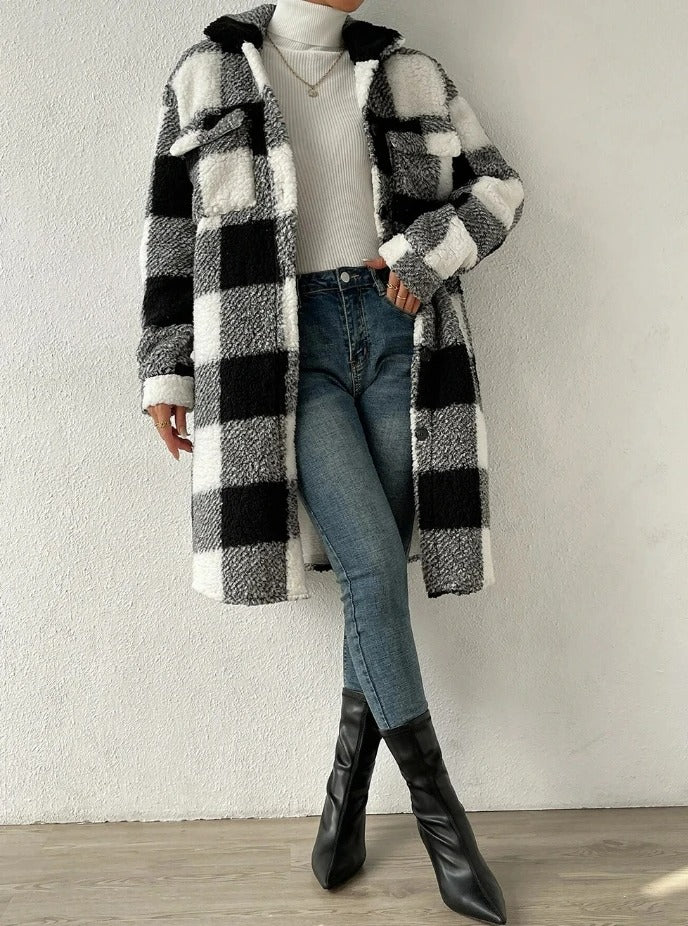 Drune | Winterjacke aus Teddyfell