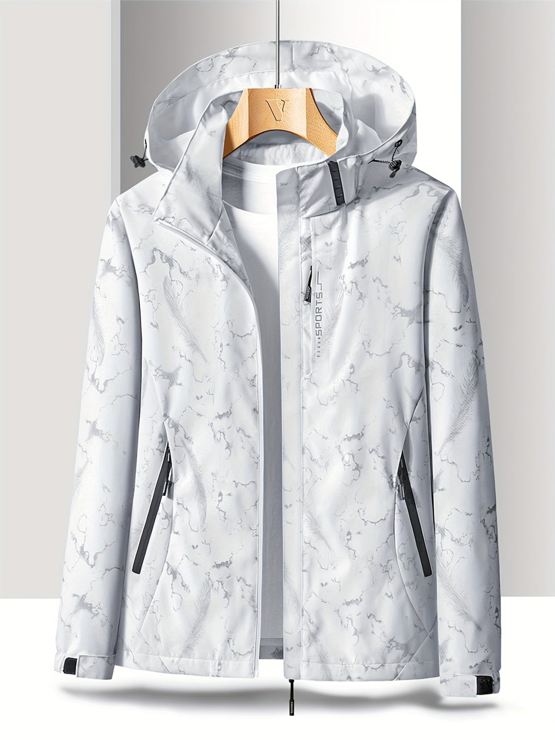 Drune | Wind und Wasserdichte Damen Sportjacke mit Kapuze