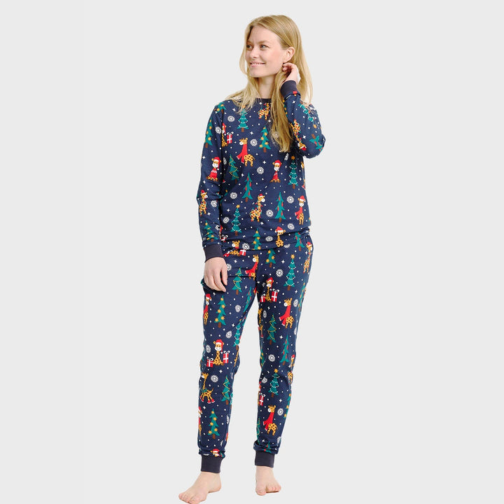 Drune | Der Giraffen Weihnachts-Pyjama - Damen