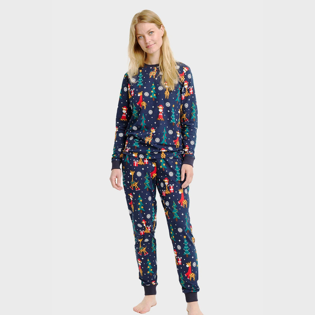 Drune | Der Giraffen Weihnachts-Pyjama - Damen