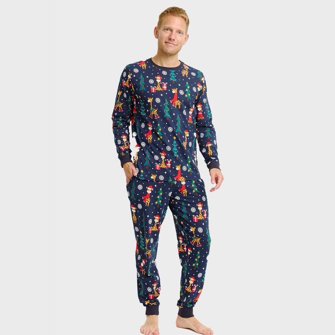 Drune | Die Giraffen Weihnachts-Pyjama - Herren