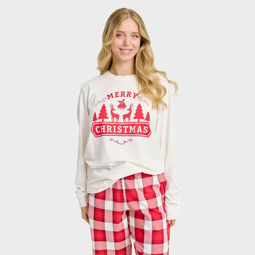 Drune | Das fröhliche Weihnachts-Pyjama-Oberteil - Damen