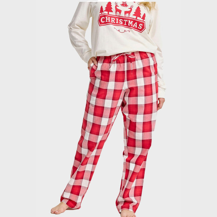 Drune | Flanell Weihnachts hose - Damen