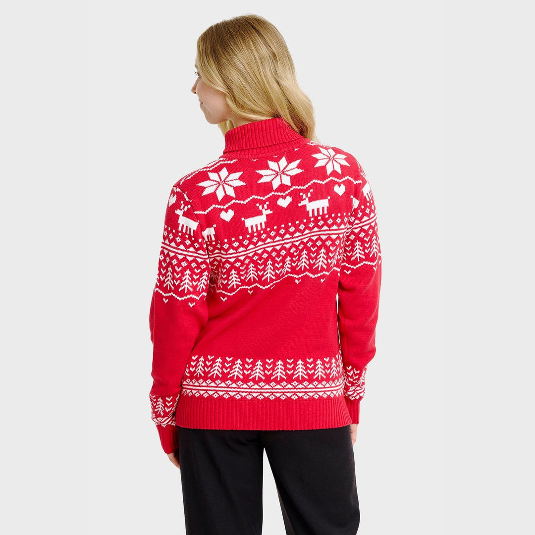 Drune | Der grönländische Weihnachtsrollkragenpullover - Damen