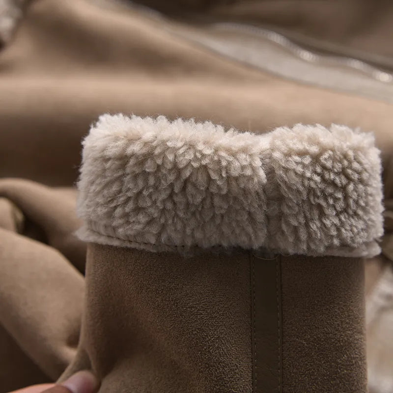Drune | Wildleder Winterjacke Warm & Stilvoll