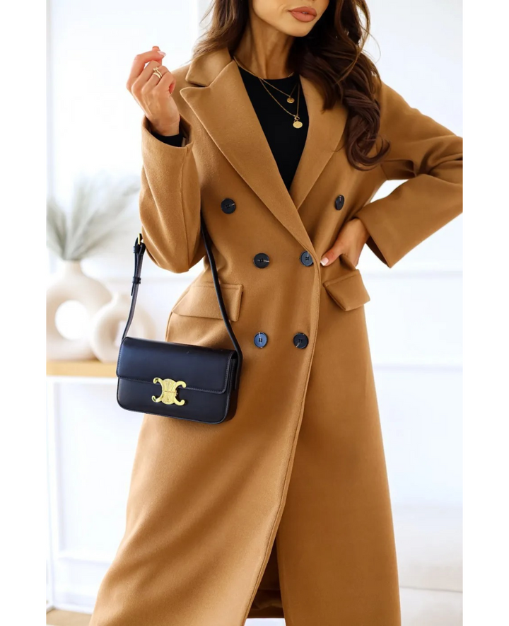 Drune | Lange Elegante Taillierte Trenchcoat Für Damen | Perfekt Für Herbst Und Winter
