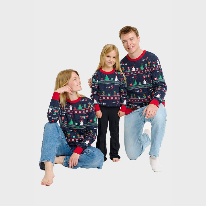 Drune | Vintage Gaming Weihnachts-Pullover - Herren