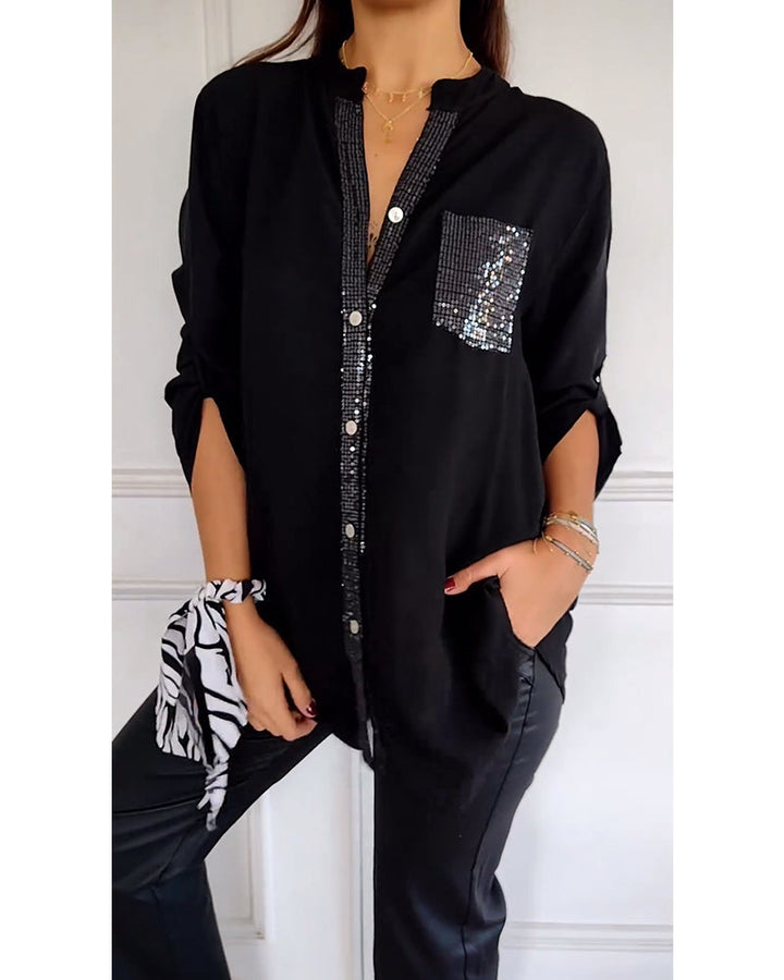 Drune | Stilvolle Bluse mit Glimmer Nicht Spezifiziert Elegant und Strahlend