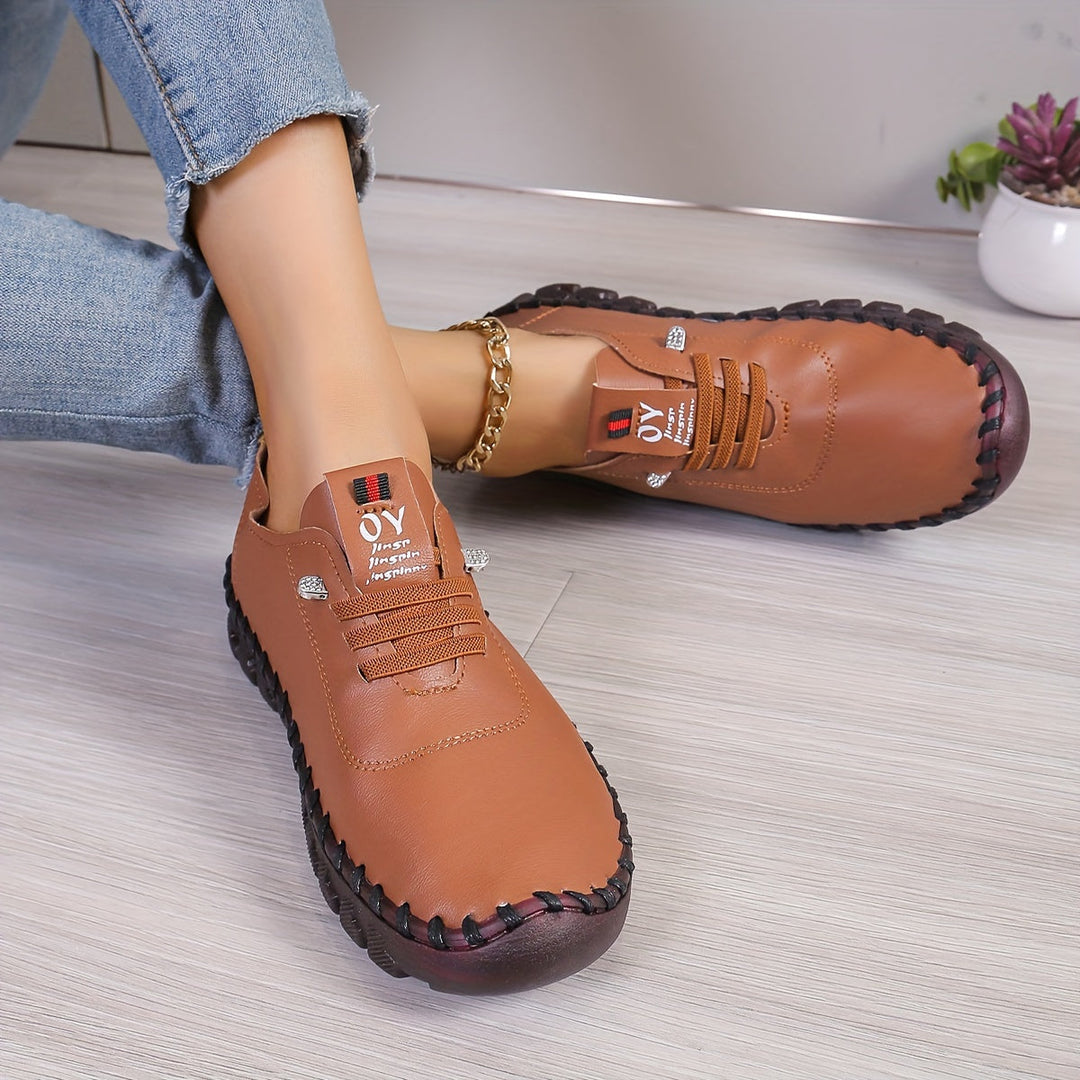 Drune | Bequeme Lederschuhe Mit Runder Spitze