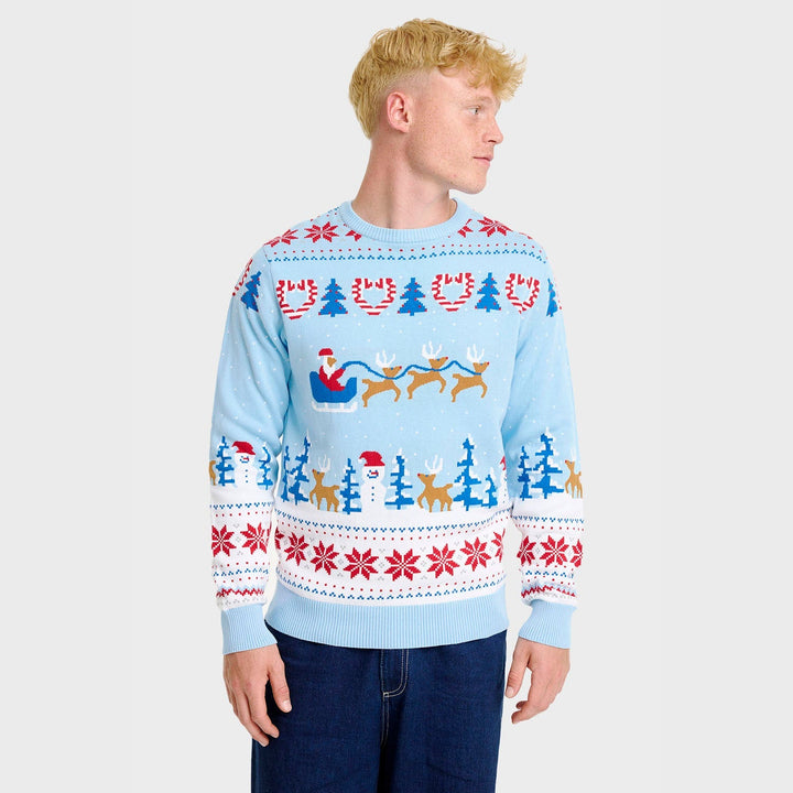Drune | Christmas Wonderland Weihnachts-Pullover - Herren