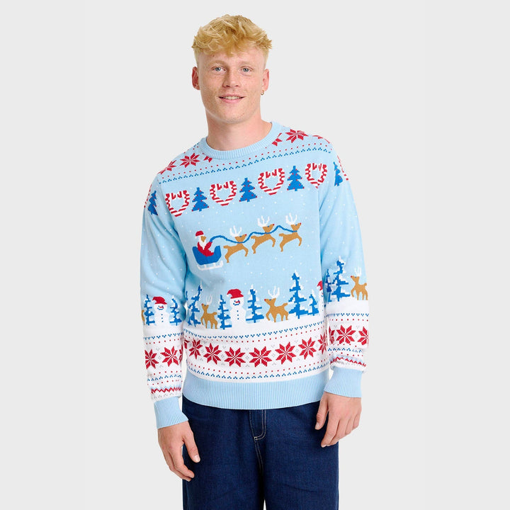 Drune | Christmas Wonderland Weihnachts-Pullover - Herren