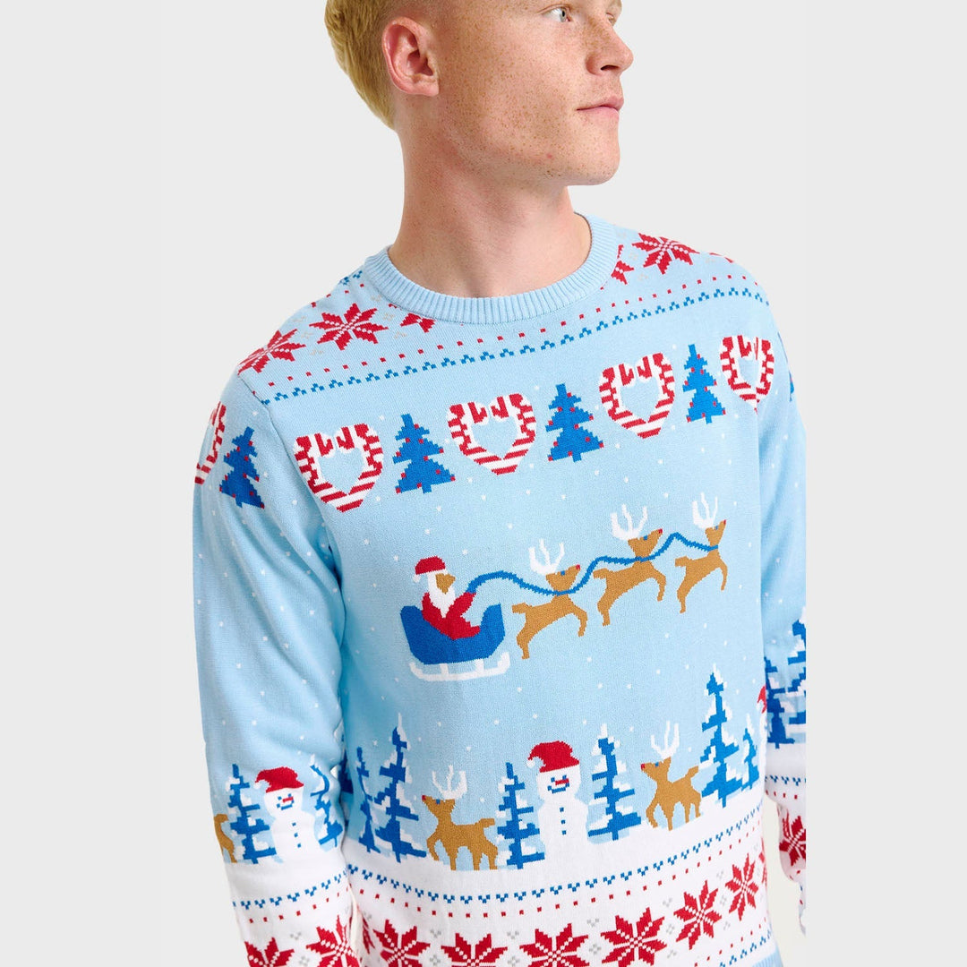 Drune | Christmas Wonderland Weihnachts-Pullover - Herren