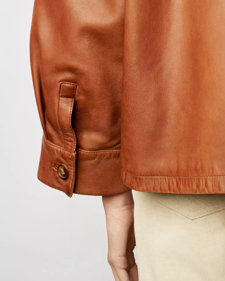 Drune | Boxy Lederjacke