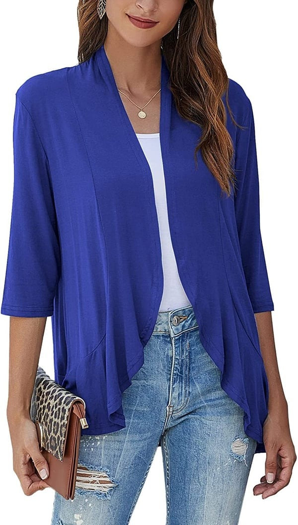 Drune | Elegantes Offenes Front Damenjacke