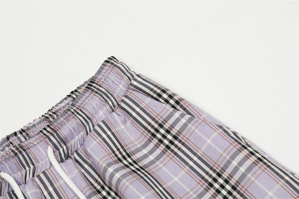 Drune | Herren karierte Hose