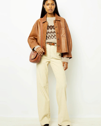 Drune | Boxy Lederjacke