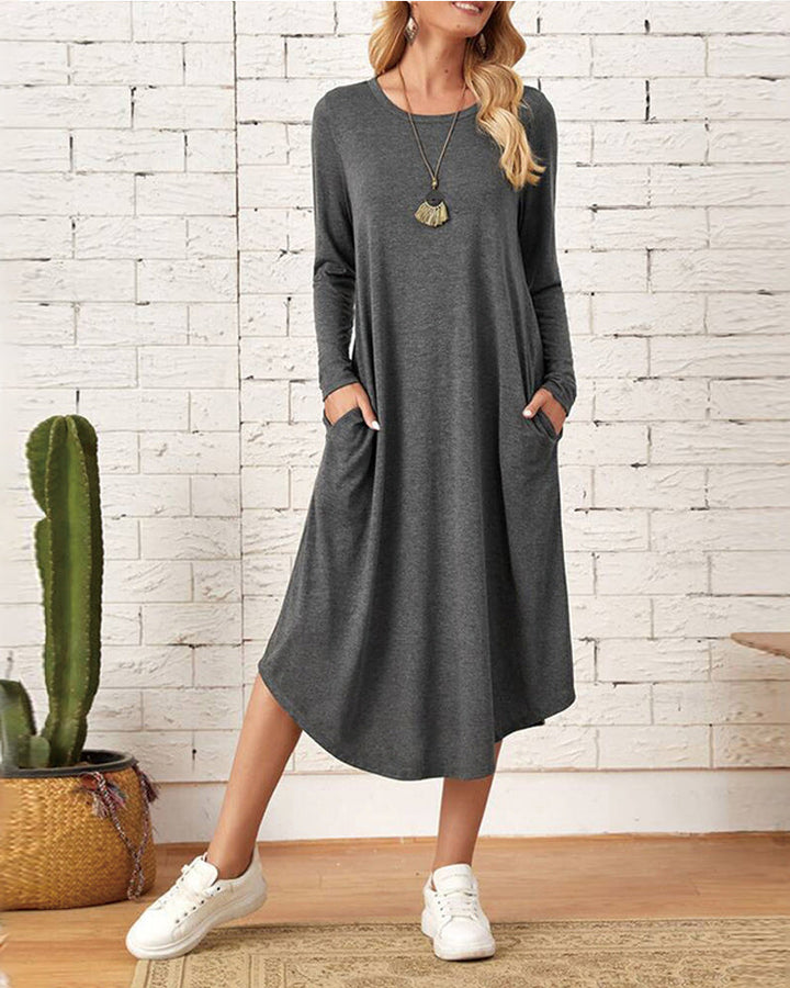 Drune | Lockeres Kleid mit Taschen