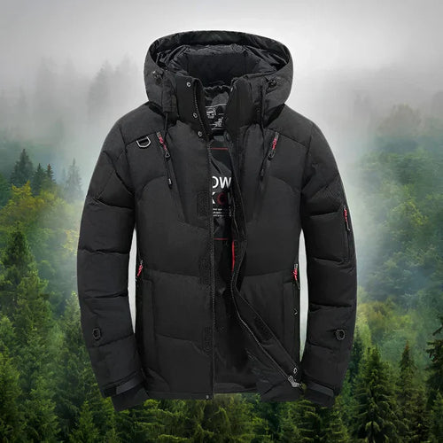 Drune | Shield Herren Daunenparka mit Abnehmbarem Kapuze