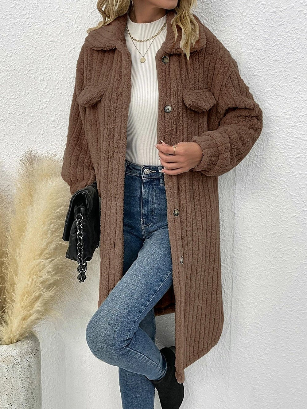 Drune | Corduroy Shacket - Übergröße - Layering-Essential - Lässiger Chic