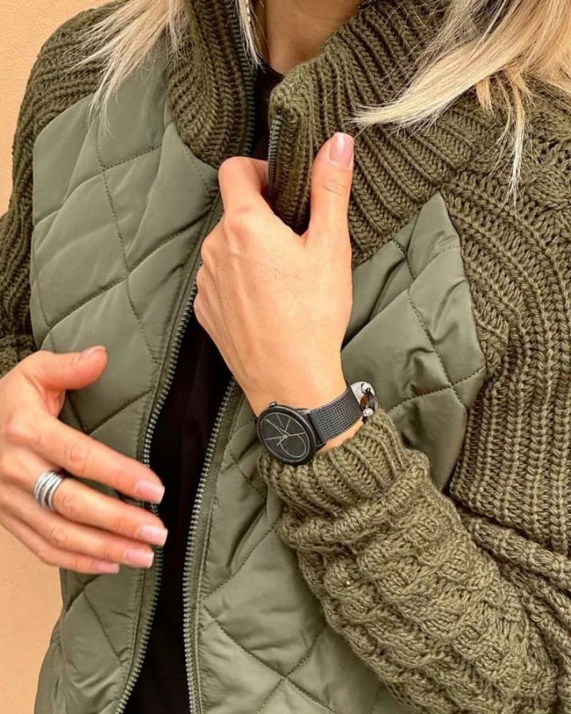 Drune | Legere Strickjacke mit Reißverschluss