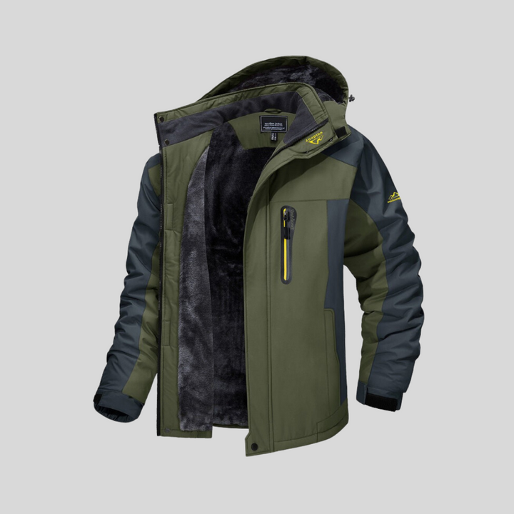 Drune – Technische Herrenjacke mit Fleecefutter