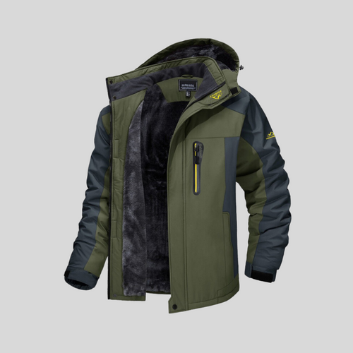 Drune – Technische Herrenjacke mit Fleecefutter