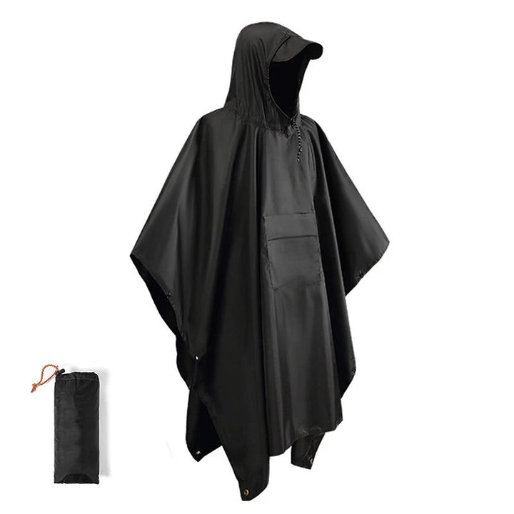 Drune | Regenponcho Mit Kapuze