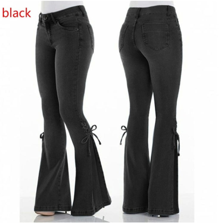 Drune-Jeans für Damen mit mittlerer Taille