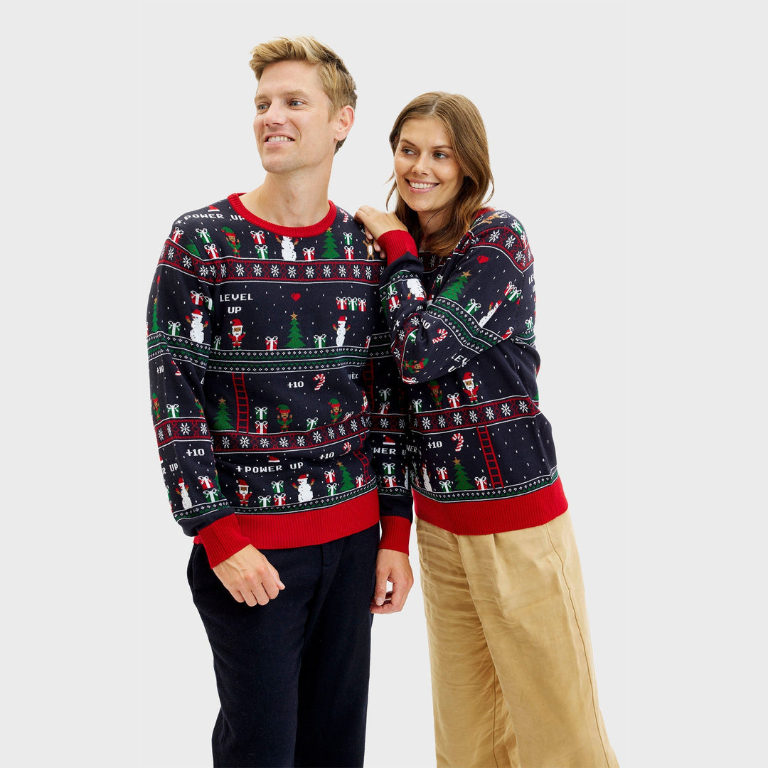 Drune | Vintage Gamer WeihnachtsPullover - Damen