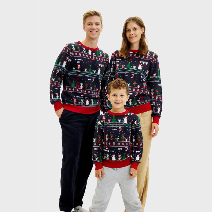 Drune | Vintage Gamer WeihnachtsPullover - Damen