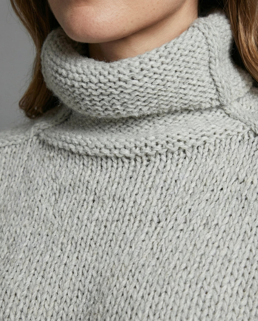 Langer Kuscheliger Strickpullover | Drune