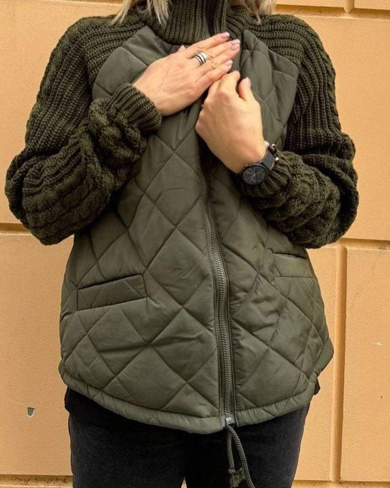 Drune | Legere Strickjacke mit Reißverschluss
