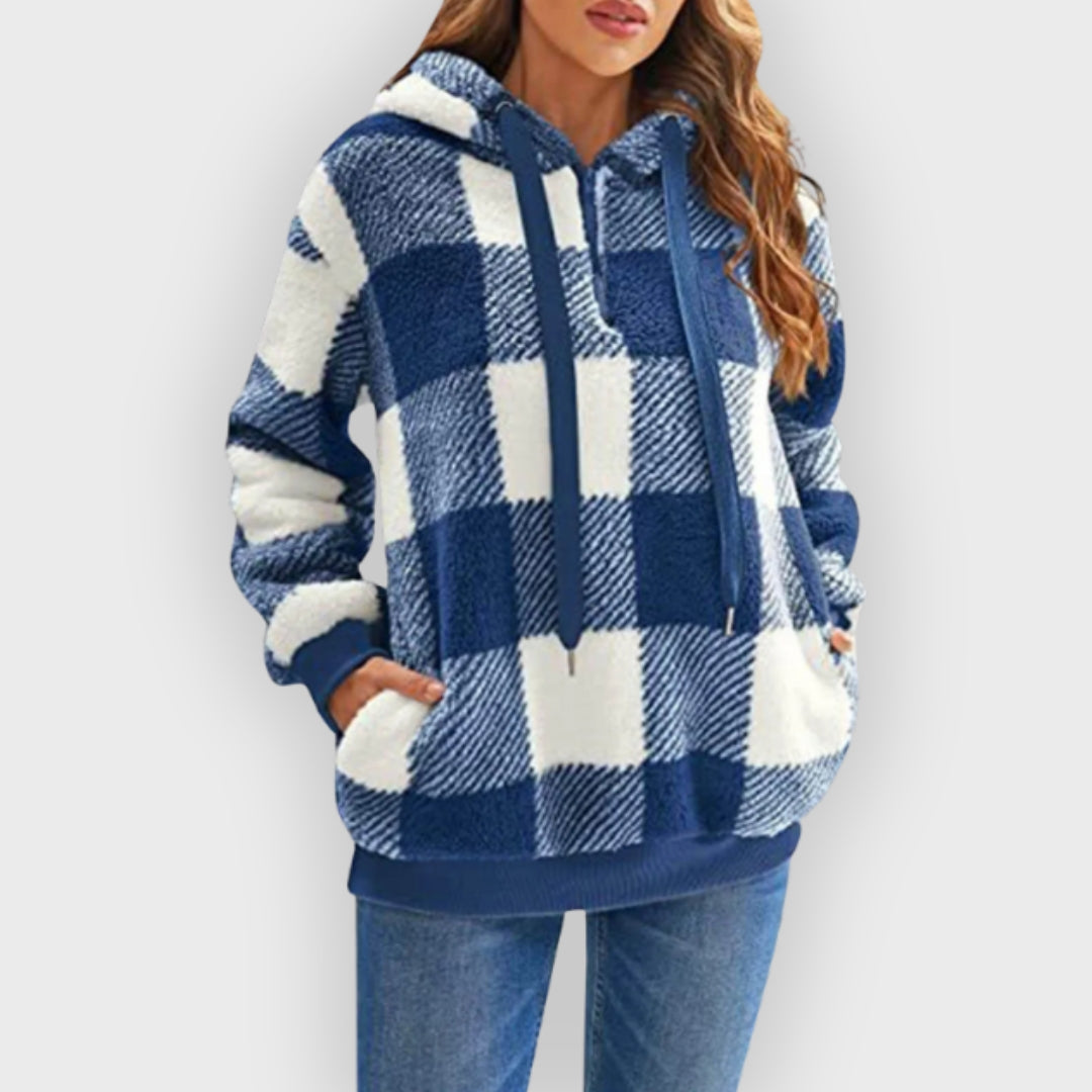 Drune | Kariertes Kapuzenpullover
