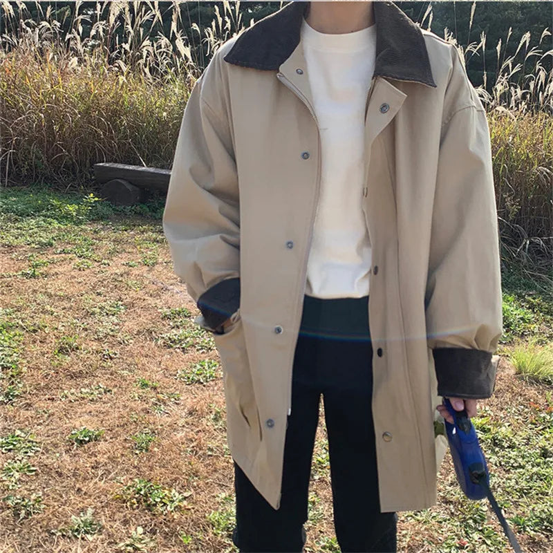 Drune | Women's vintage-style jacket with a turn-down collar and large pockets