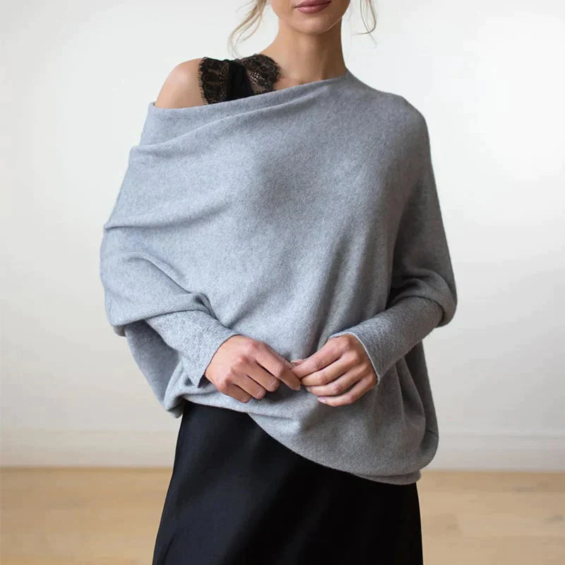 Drune | Asymmetrisch drapierter Pullover
