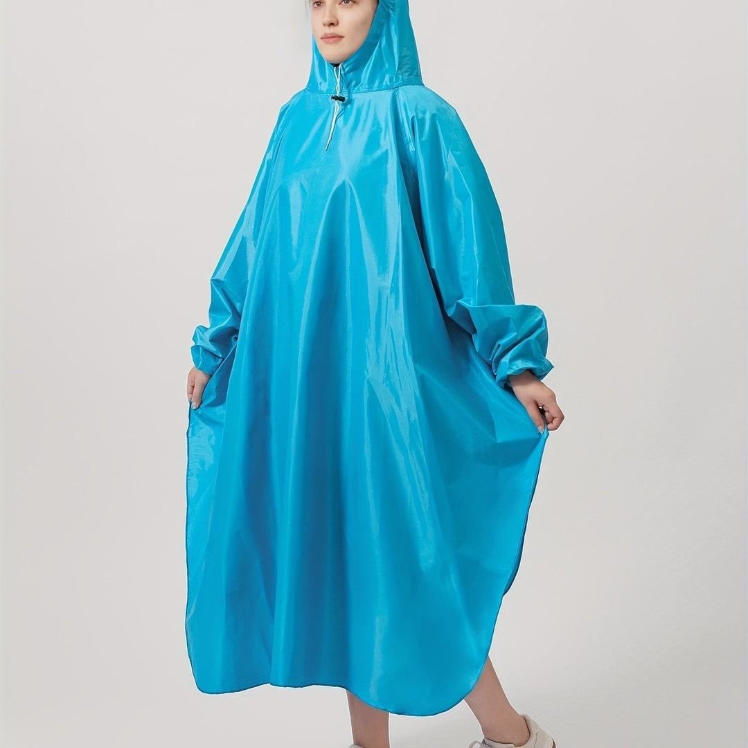 Drune | Wasserdichter Unisex Regenponcho Mit Kapuze