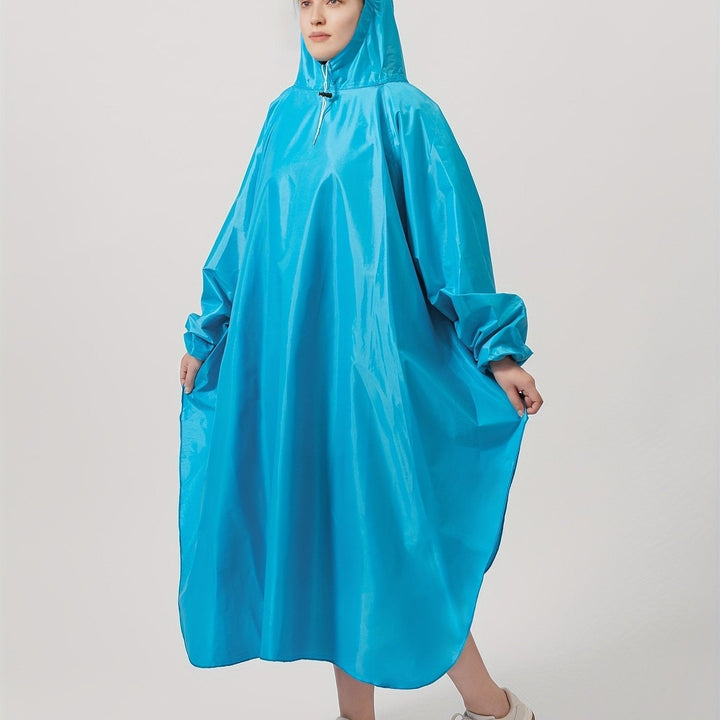 Drune | Wasserdichter Unisex Regenponcho Mit Kapuze
