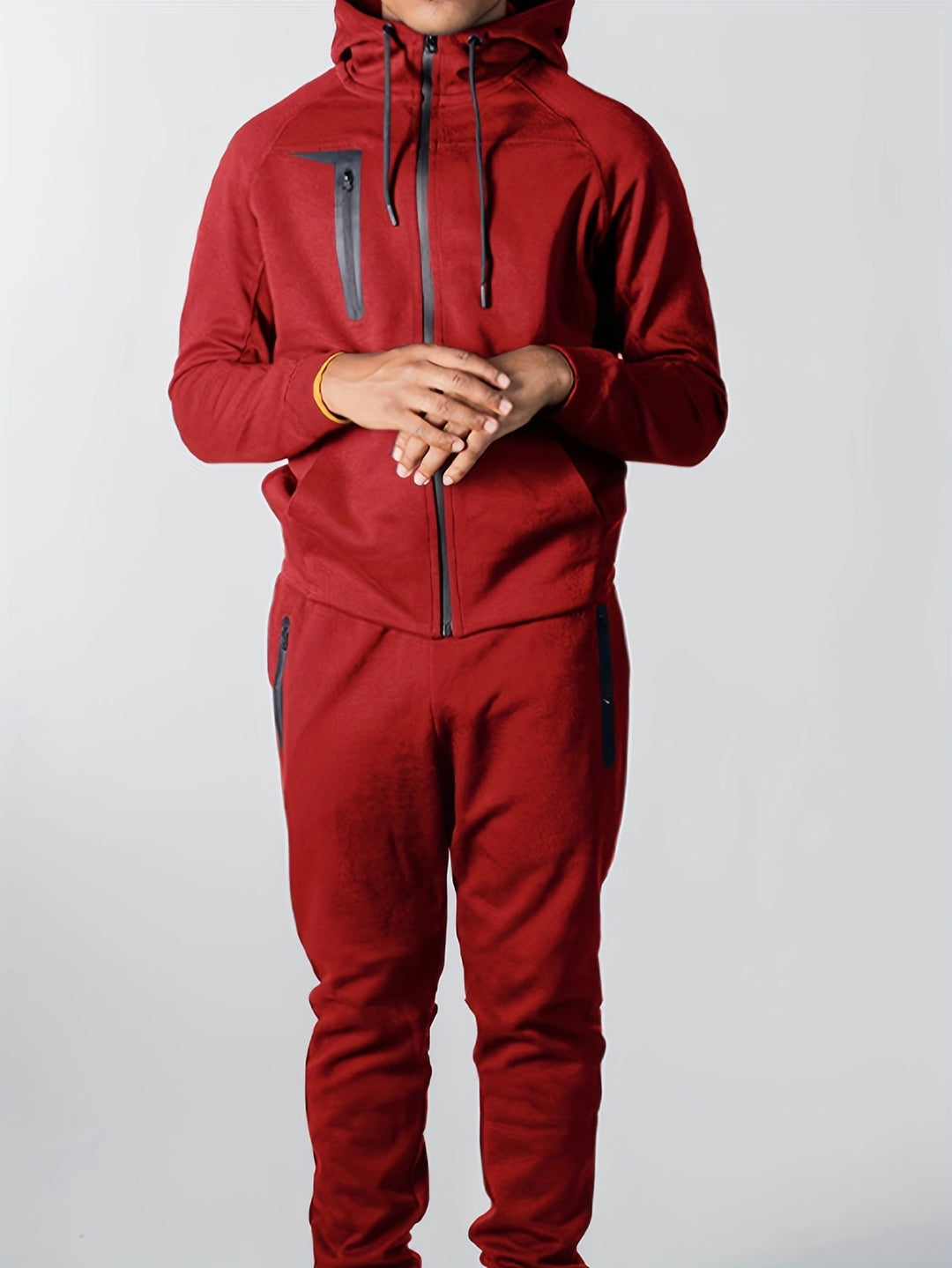 Drune | Kapuzenpullover Lässig Polyester, Langarm, Hohe Dehnbarkeit