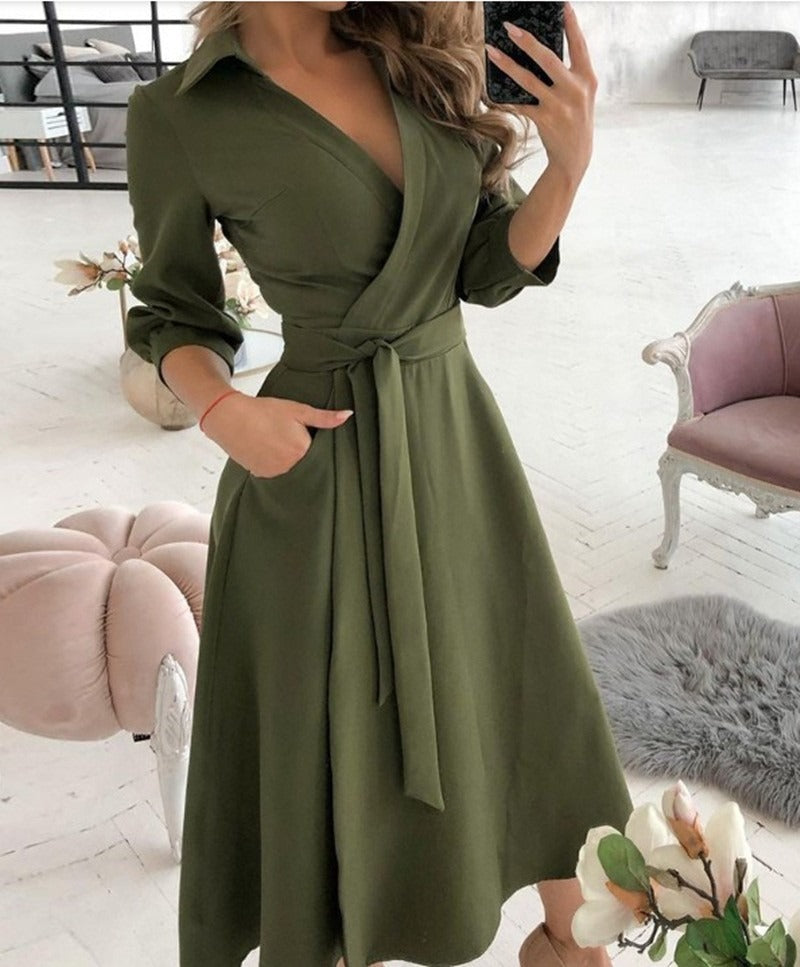 Drune | Kleid Schick/Elegant Vielseitigs Design Formelli Anläss Für Damen