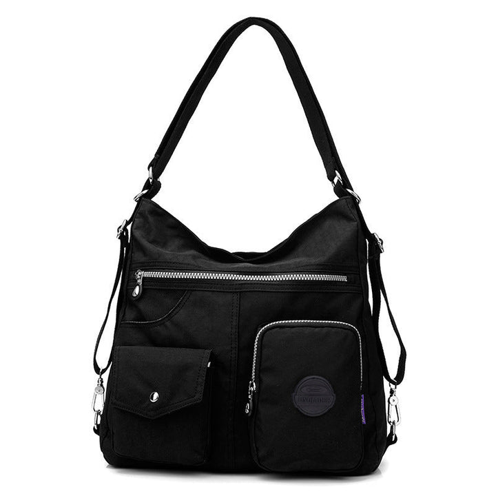 Drune | Designer Handtasche Aus Wasserfestem Bylon Stoff Mit Großem Fassungsvermögen