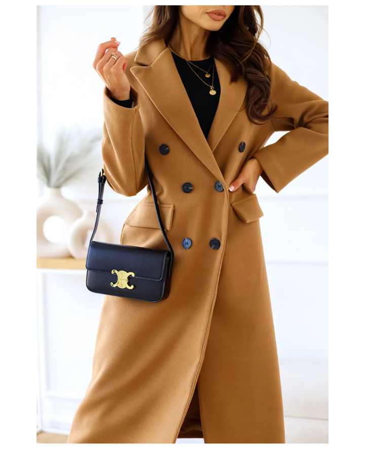 Drune | Lange Elegante Taillierte Trenchcoat Für Damen | Perfekt Für Herbst Und Winter