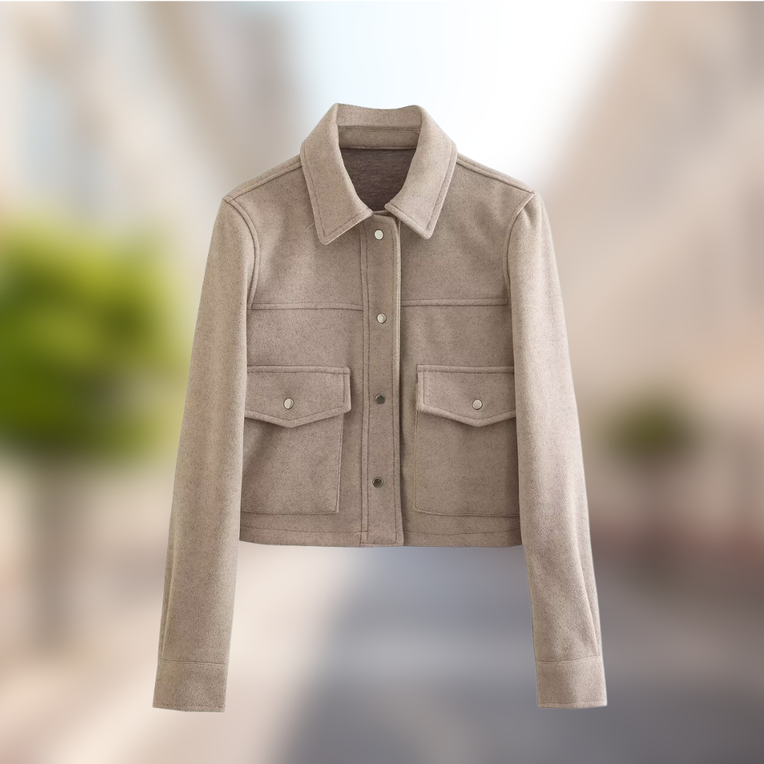 Drune | Damen Wolljacke im lässigen Look für den Herbst