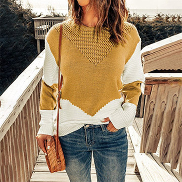 Drune | Bunter Strickpullover Akryl Bequem, Stilvoll