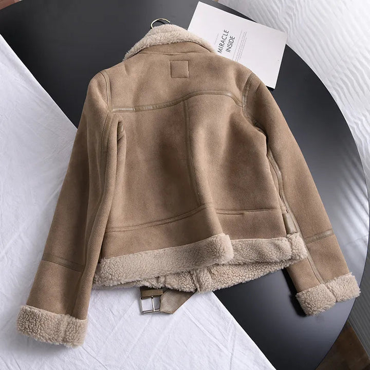 Drune | Wildleder Winterjacke - Warm & Stilvoll
