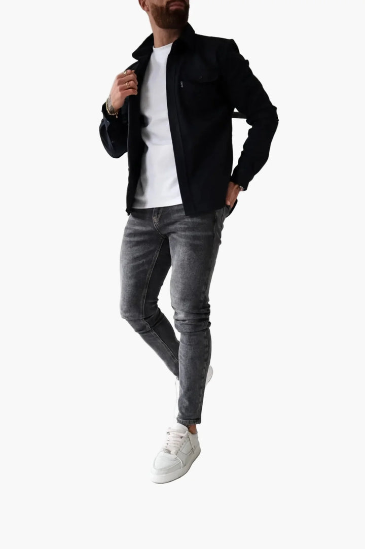 Drune | Overshirt Jacke - Modernes, Vielseitiges Hemdjacke für Alltag und Freizeit