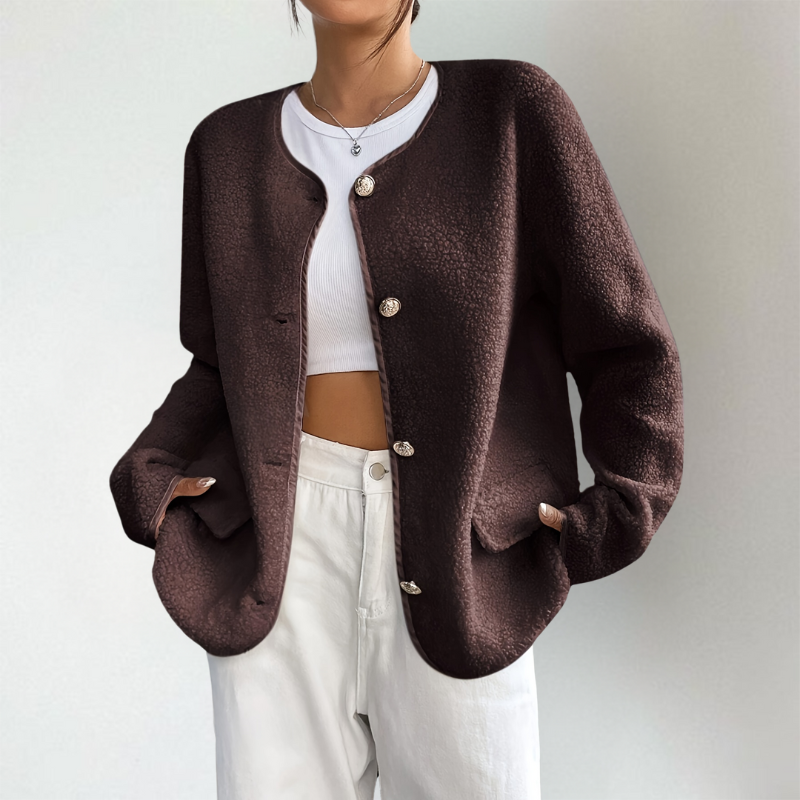 Drune | Cozy knitted cardigan with open front